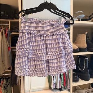 Cleobella Purple Patterned Women's Skirt